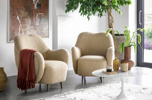 Ginger Armchair in Pumice House Basket Weave - My Store