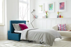 Henry Single Bed in Box in Pumice House Basket Weave - My Store