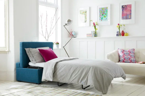 Henry Single Bed in Box in Pumice House Basket Weave - My Store