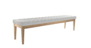 Buttons Bench in Pumice House Basket Weave - My Store