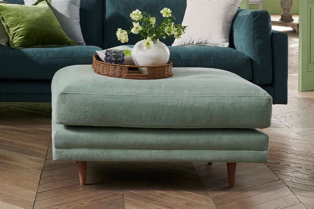 Marco Large Rectangular Footstool in Pumice House Basket Weave - My Store
