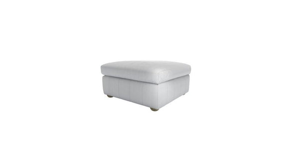 Tiffany Medium Square Footstool in Pumice House Basket Weave - My Store