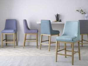 Basil Bar Stool in Pumice House Basket Weave - My Store