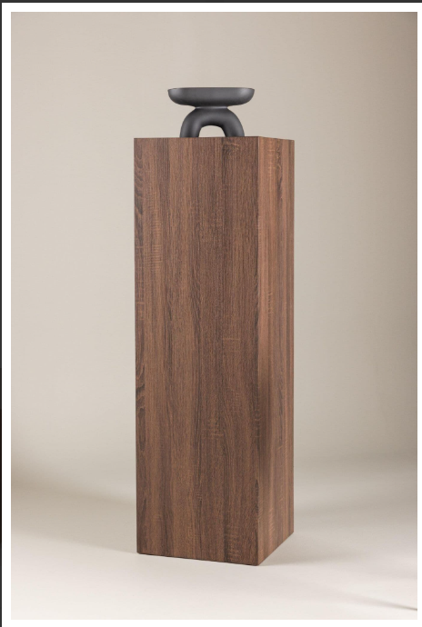 Ramsvik Side Table 40x130 cm – Brown, MDF Modern Console Table for Living Room, Hallway, or Bedroom