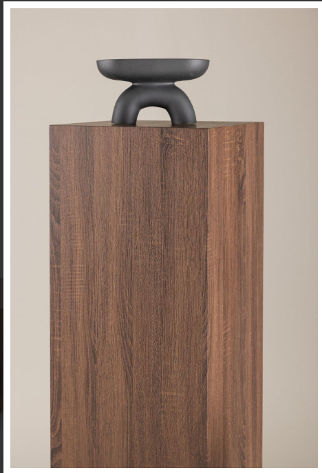 Ramsvik Side Table 40x130 cm – Brown, MDF Modern Console Table for Living Room, Hallway, or Bedroom