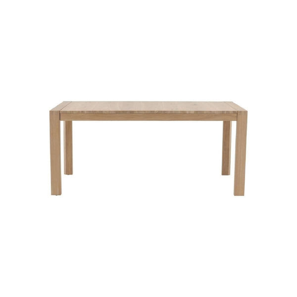 Slider Extendable Dining Table – Whitewash Finish, 170+40+40cm Modern 10-Seater