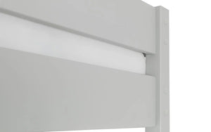 Julian Bowen Trio Grey Wooden Triple Sleeper Bunk Bed – Solid Pine & MDF Space-Saving Bunk Bed