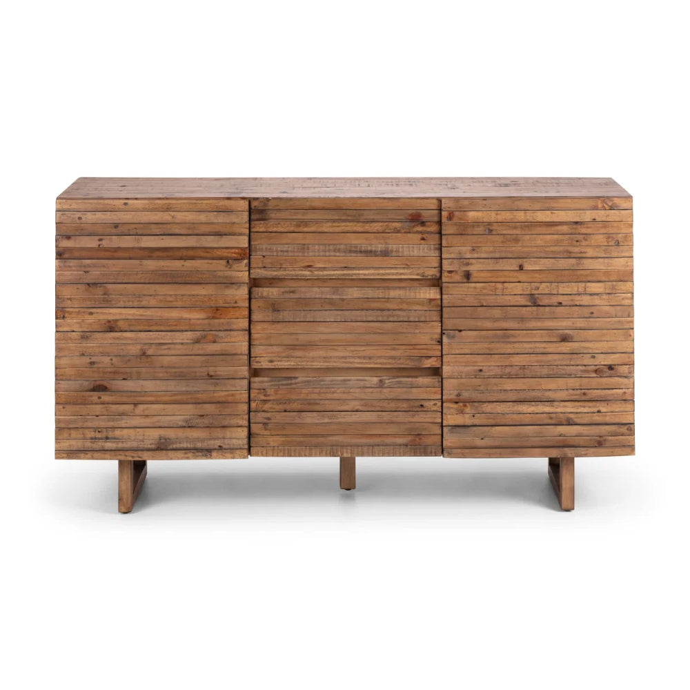 Woburn Reclaimed Pine Sideboard – Rustic Storage Cabinet – FSC® Recycled Wood (INT-COC-002320)