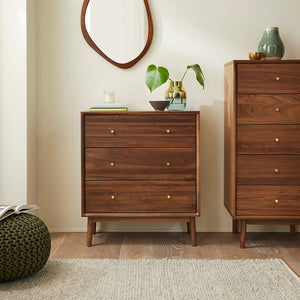 Wright Walnut Chest of 3 Drawers - My Store