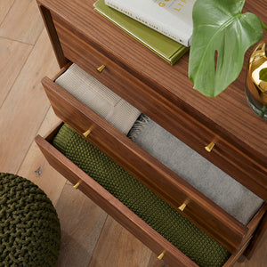 Wright Walnut Chest of 3 Drawers - My Store