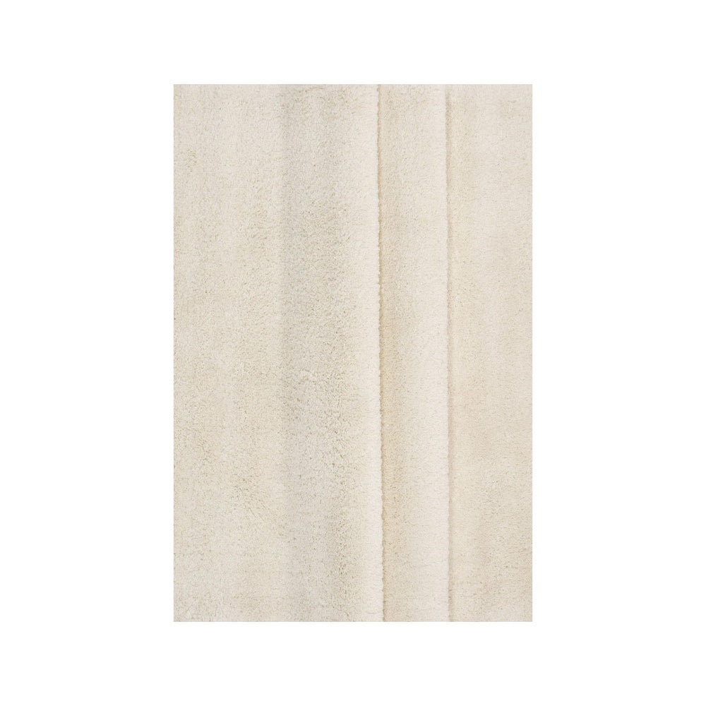 Walter Pluto White Rectangular Carpet | 340x240 cm Soft Polyester Area Rug