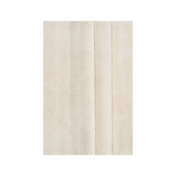 Walter Pluto White Rectangular Carpet | 340x240 cm Soft Polyester Area Rug