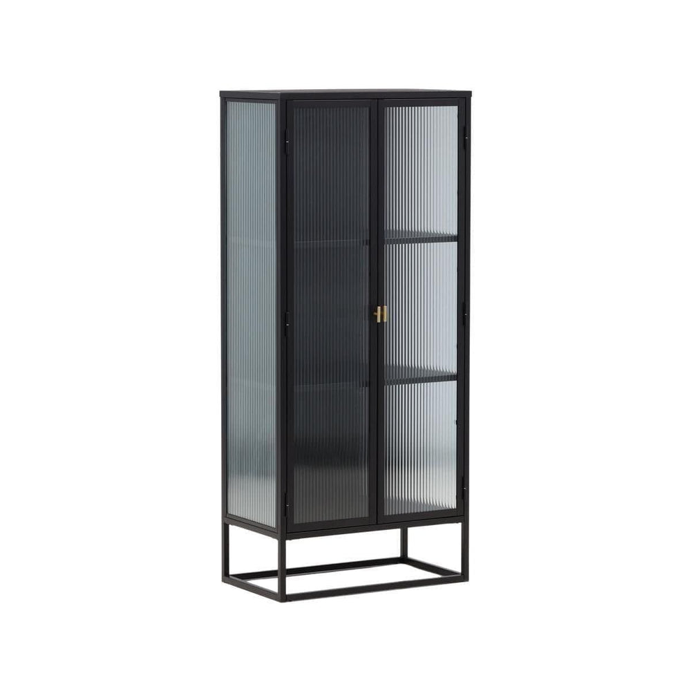 Garis High Storage Cabinet – Black