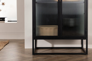 Garis High Storage Cabinet – Black
