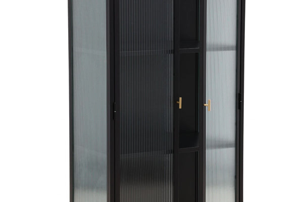 Garis High Storage Cabinet – Black