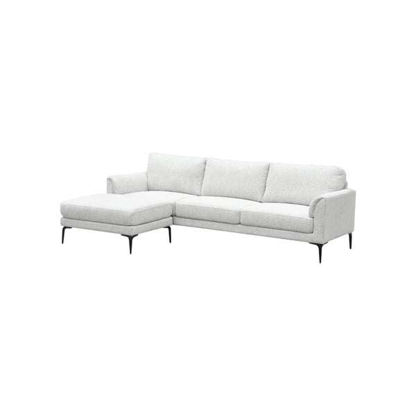 Zephra 3-Seater Sofa with Footstool Contemporary Textured Upholstery & Versatile Modern Design - My Store