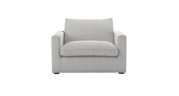 Long Island Slim Armchair in Pumice House Basket Weave