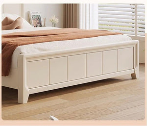 Agnes Cream Upholstered Storage Bed Frame with Hydraulic Lift Storage, Modern King & Super King Size Bed - Sleek Furniture