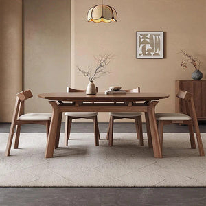 Aitken Round Folding Solid Wood Dining Table – Space Saving Extendable Round Wooden Dining Table, Modern Folding Kitchen & Dining Table – Walnut & Grey Finish - Sleek Furniture