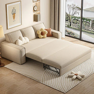 Alvarado Velvet Two Seater Sofa Bed – Foldable Convertible Sofa Bed with Steel Frame & High Density Foam, Modern Sofa Bed for Living Room or Guest Room, Multiple Sizes & Colours - Sleek Furniture
