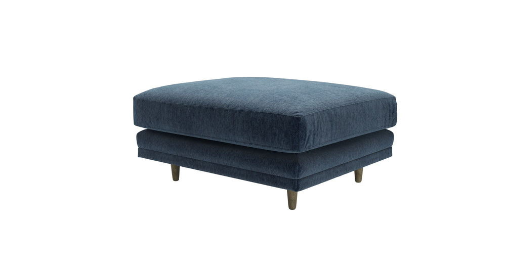 Marco Large Rectangular Footstool in Pumice House Basket Weave