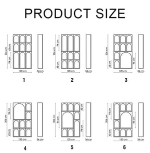 Bayron 6 - Tier Bookcase Shelving Unit – Modern White Storage Display Rack, Multi - Layout Freestanding Organizer for Living Room, Office & Bedroom - Sleek Furniture