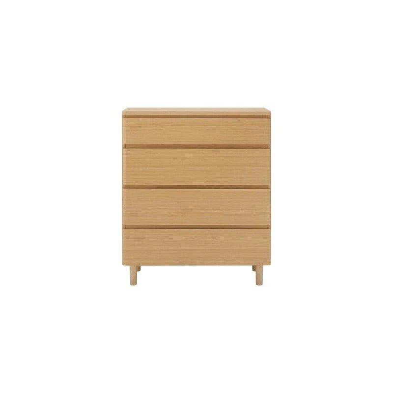 Belles Ash Chest of Drawers – Modern Wooden Storage Cabinet with Metal Legs for Bedroom & Living Room - Sleek Furniture