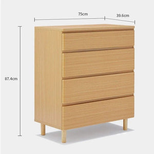 Belles Ash Chest of Drawers – Modern Wooden Storage Cabinet with Metal Legs for Bedroom & Living Room - Sleek Furniture
