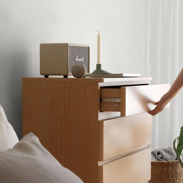 Belles Ash Chest of Drawers – Modern Wooden Storage Cabinet with Metal Legs for Bedroom & Living Room - Sleek Furniture