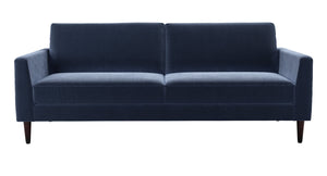 Jude 3 Seat Sofa bed in Navy Velvet