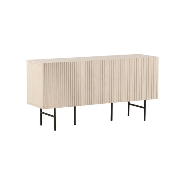 Björkön Low Cabinet Storage | Whitewash Scandinavian Furniture