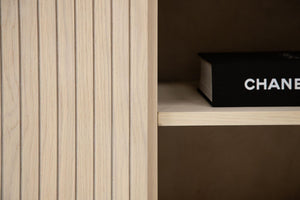 Björkön Low Cabinet Storage | Whitewash Scandinavian Furniture