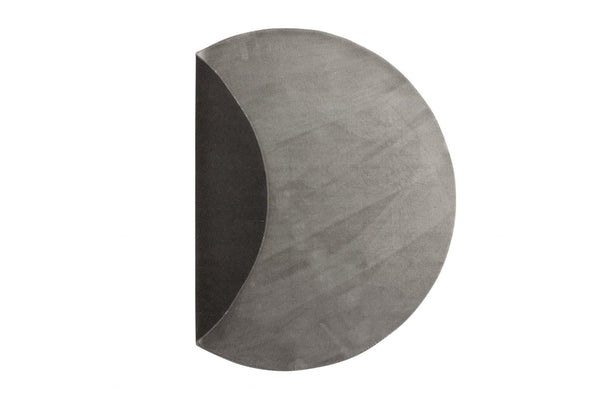 Blanca Light Grey Round Carpet – 200x200 cm Soft Polyester Area Rug