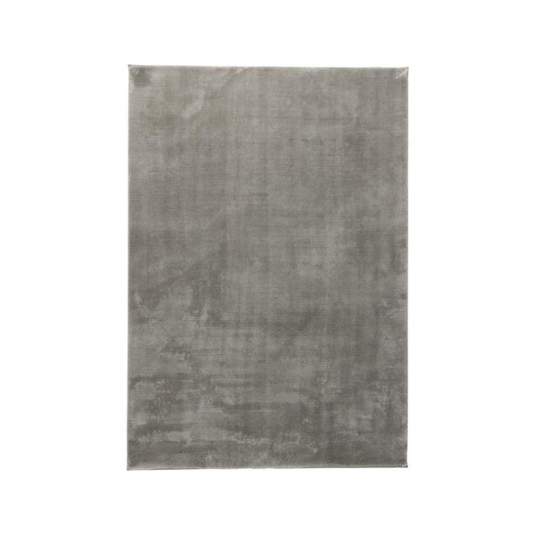 Blanca Light Grey Rectangular Carpet | 230x160 cm Soft Polyester Area Rug