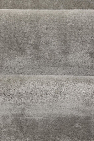 Blanca Light Grey Rectangular Carpet | 230x160 cm Soft Polyester Area Rug