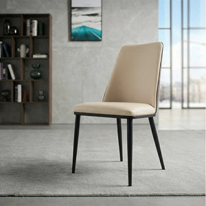 Bontempi Dining Table with Sintered Stone Top, Modern Grey & White Dining Table, Painted Steel Base, Contemporary 6 Seater Dining Room Table - Sleek Furniture
