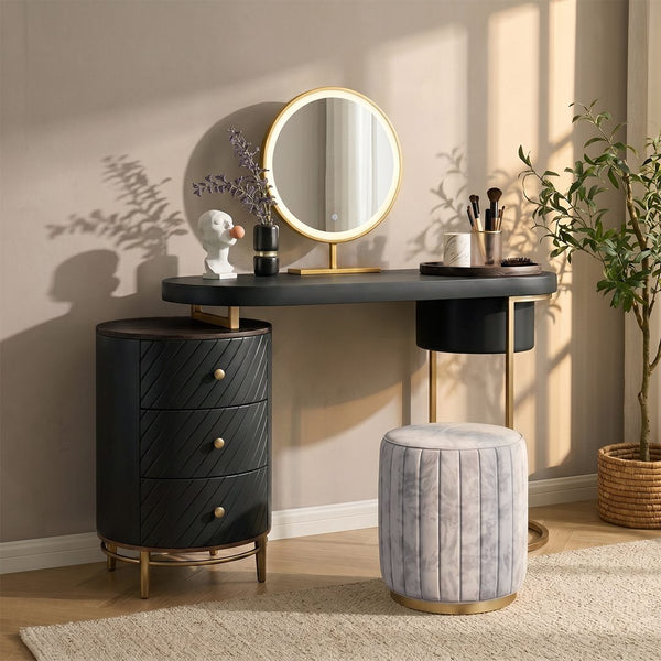 Tandy Dressing Table with LED Mirror