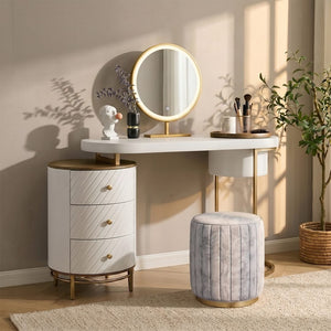 Tandy Dressing Table with LED Mirror
