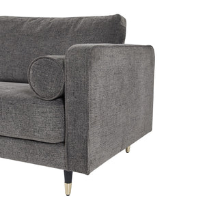 Hampton Grey Large Armchair – Plush Fabric Accent Chair for Stylish Interiors - My Store