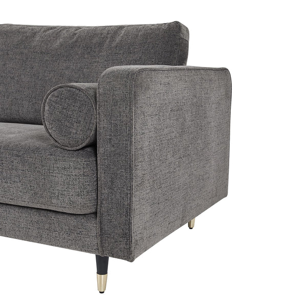 Hampton Grey Large Armchair – Plush Fabric Accent Chair for Stylish Interiors - My Store