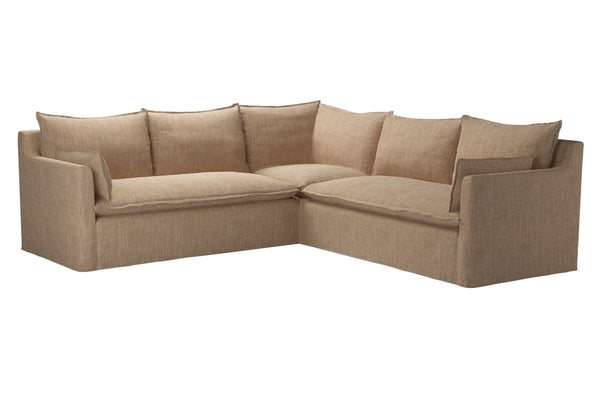 Anders Medium Corner Sofa in Pumice House Basket Weave