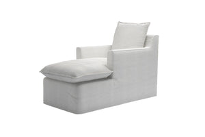 Anders Chaise Armchair in Pumice House Basket Weave
