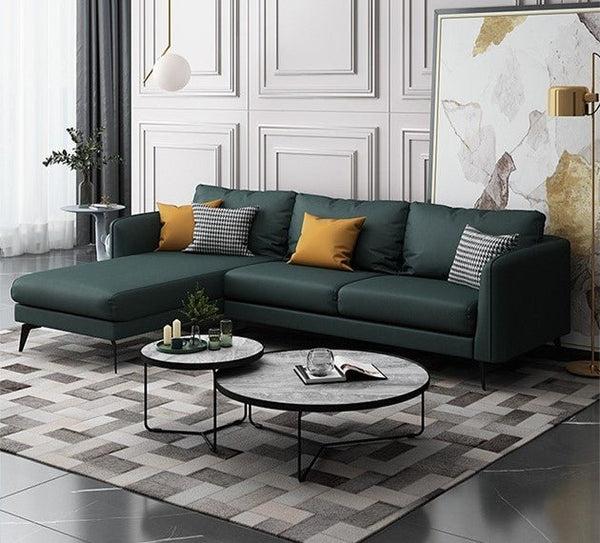 Cara Nesting Coffee Table Set – Modern Sintered Stone Top Coffee Tables with Painted Steel Base, Contemporary Living Room Centre Tables (Grey / Black / White) - Sleek Furniture