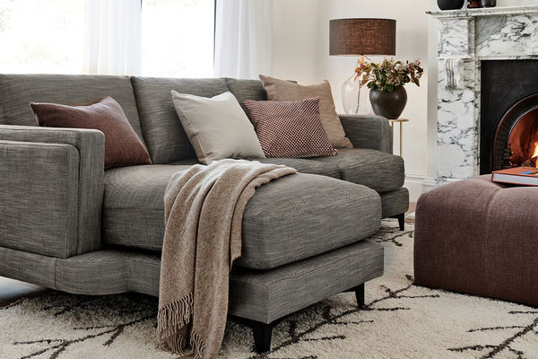 Boston Squared Arm Chaise Sofa