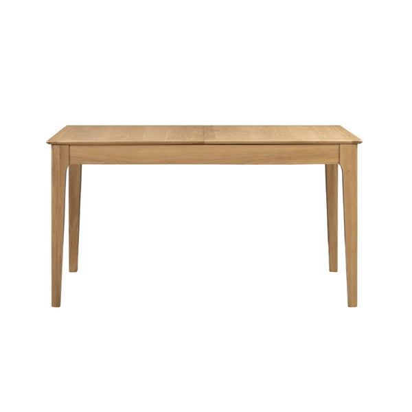 Cotswold Solid Oak Extending Dining Table 140–180cm – Natural Oak 6 Seater - Sleek Furniture