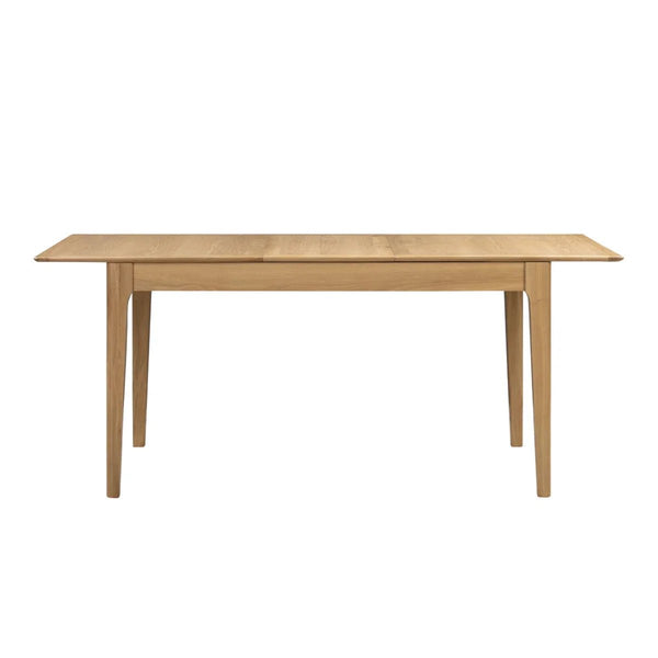Cotswold Solid Oak Extending Dining Table 140–180cm – Natural Oak 6 Seater - Sleek Furniture