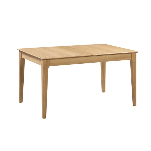Cotswold Solid Oak Extending Dining Table 140–180cm – Natural Oak 6 Seater - Sleek Furniture