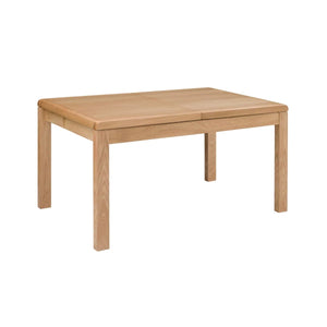 Curve Solid Oak Extending Dining Table with Butterfly Extension – 150-200cm - Sleek Furniture