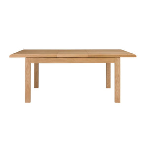 Curve Solid Oak Extending Dining Table with Butterfly Extension – 150-200cm - Sleek Furniture