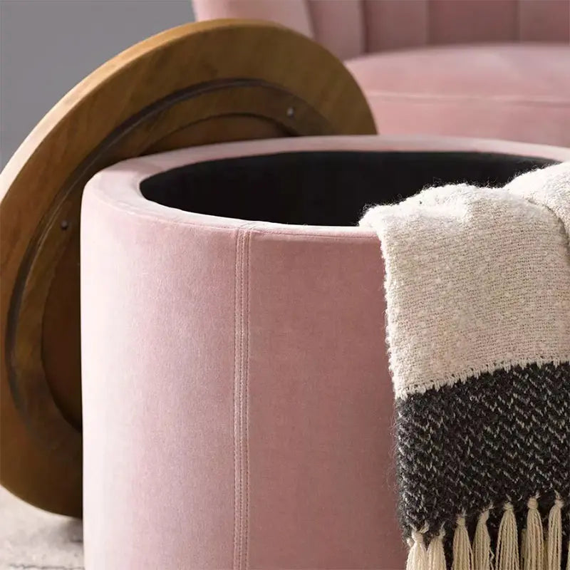 Ringo Storage Drum in Pumice House Basket Weave - My Store